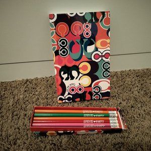 Coach Notebook and Pencils
